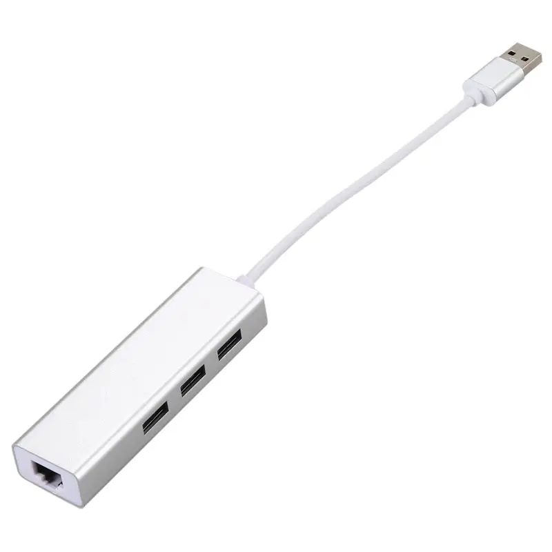 IG-USB 3,0 гигабитный Ethernet адаптер с 3 портами концентратор к RJ45 Lan сетевой порт карты для Windows XP 7 8/Mac OS XXM8