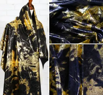 

50*145CM Creative gilding black flash fabric sewing patch textiles diy polyester tissu telas fabric C860