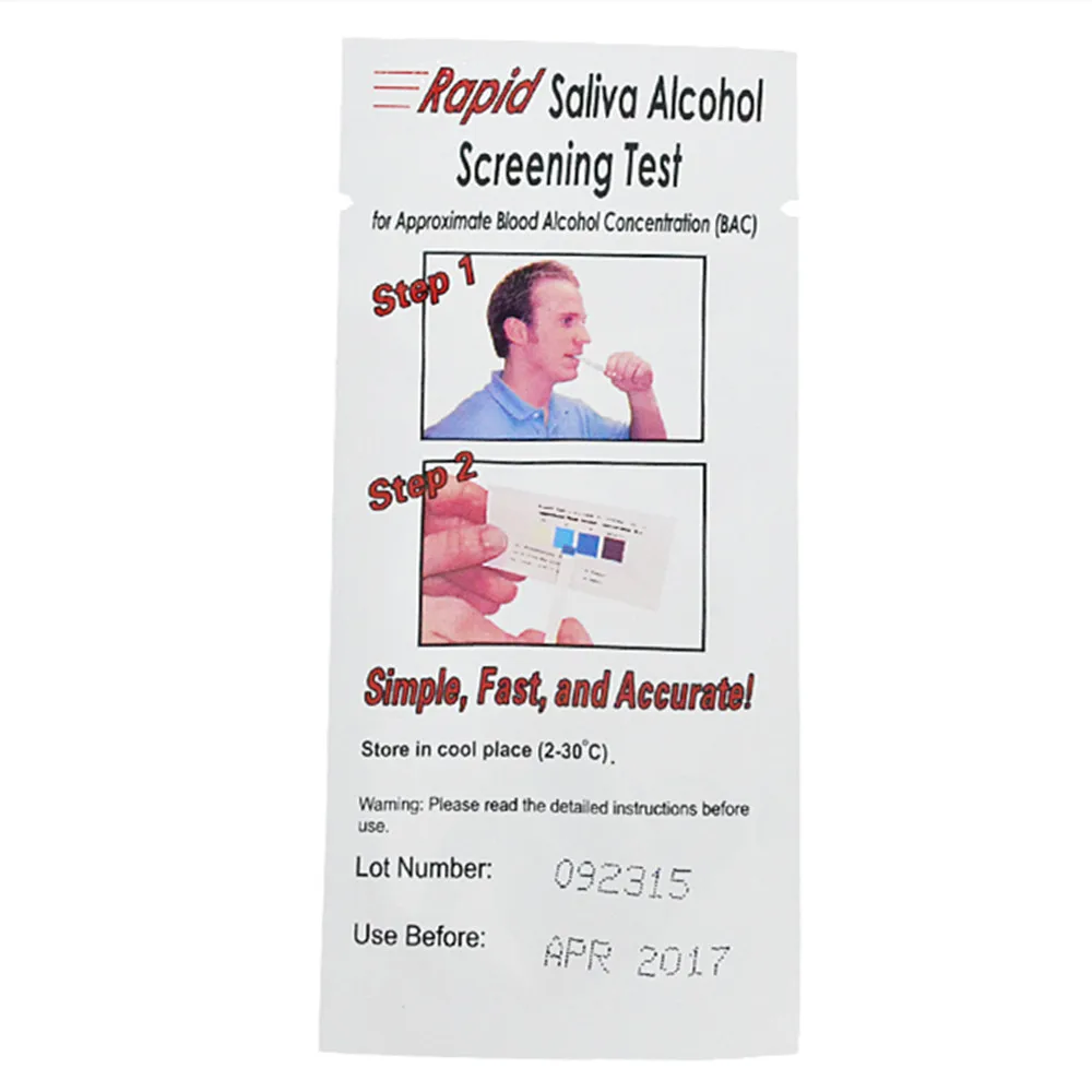 

GREENWON alcohol tester,disposable saliva alcohol tester, rapid alcohol tester strip