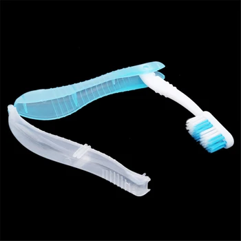

1PC Portable Toothbrush Teeth Foldable 3 Folding Toothbrush Hiking Travel Outdoor Camping Easy To Take Oral Care