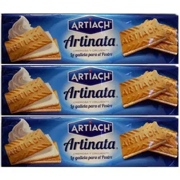 

3x Artiach Artinata 'Waffeln mit Sahnecreme', 210 g