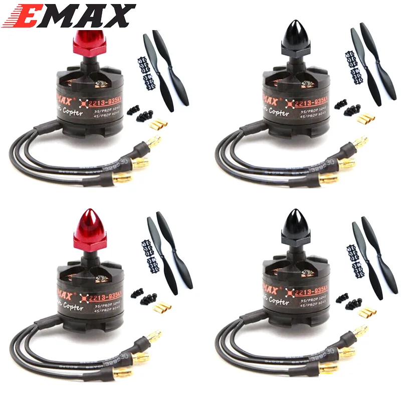 4set/lot EMAX 2212 MT2213 935KV Brushless Motor for F450 F550 X525 Multicopter Quadcopter 1045 Propellers