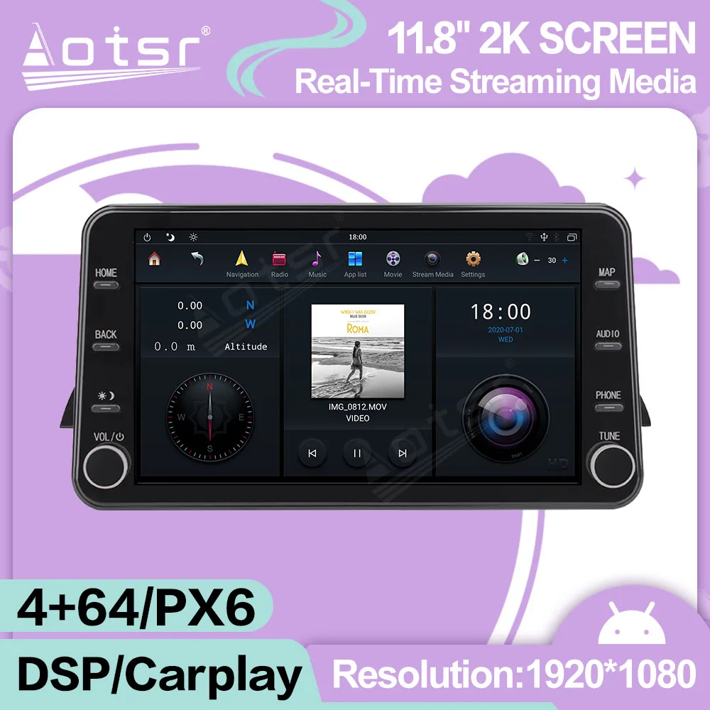 

Android 9.0 For Nissan Teana 2019 2020 Car GPS Navigation Carplay IPS Screen Stereo Multimedia Video Player Radio Auto Head Unit