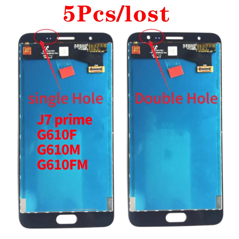 5 шт./лот для SAMSUNG GALAXY J7 Prime LCD G610 G610F G610M ЖК-дисплей сенсорный экран дигитайзер