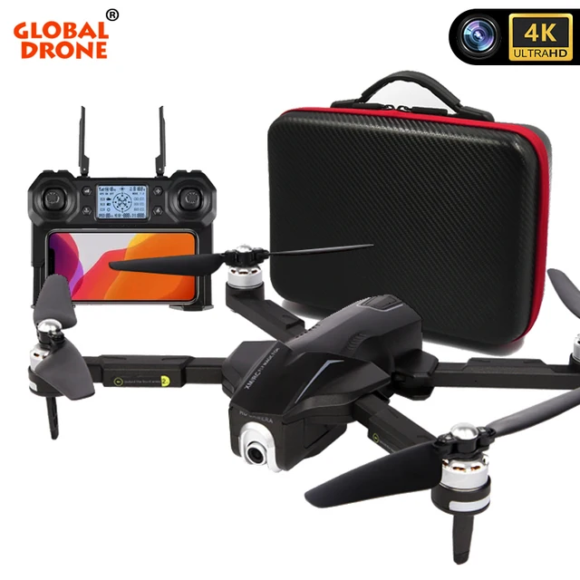 $US $128.66  Professional GPS 4K Drone Quadrocopter FPV Follow Me Brushless Dron RC FPV Drones with Camera HD VS