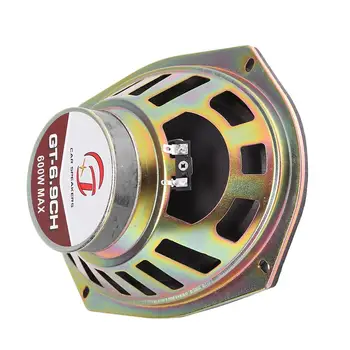 

GT-6.9CH 6x9 inch 600W Coaxial Speaker Car Vehicle Indoor Audio Music Stereo Full Range Frequency Speaker Black Universal