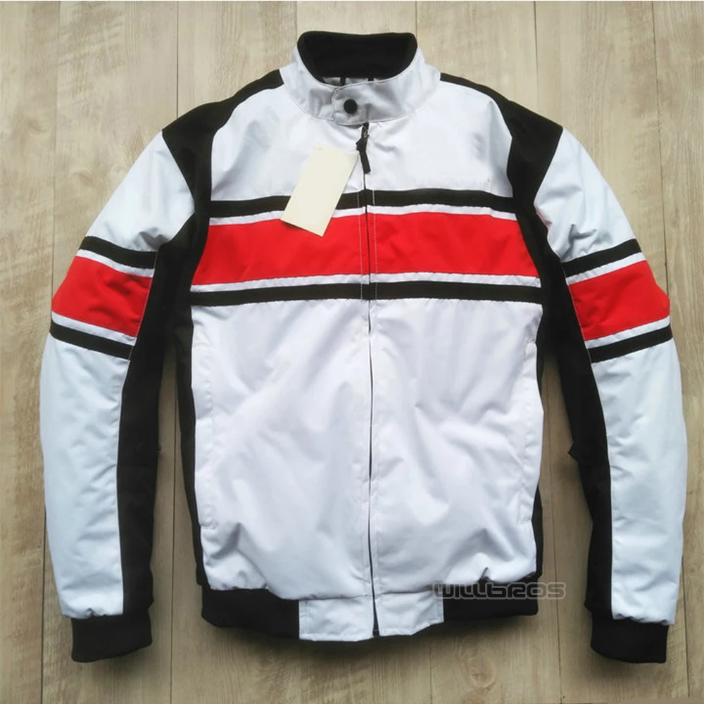 

White Black Jacket Motocross Off-road Motorcycle For Yamaha Mountain Bicycle Jackets With Cotton Liner And Protector