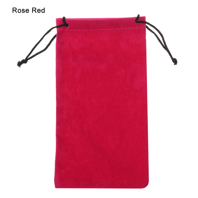 Soft Cloth Waterproof Sunglasses Bag Microfiber Dust Storage Pouch Glasses Carry Bag Portable Eyewear Case Container
