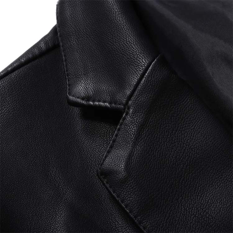 hot-selling Collection of leather jacket/leather jacket men's autumn winter motorcycle leather coat 5XL / faux leather PU Coat mens leather jacket with hood