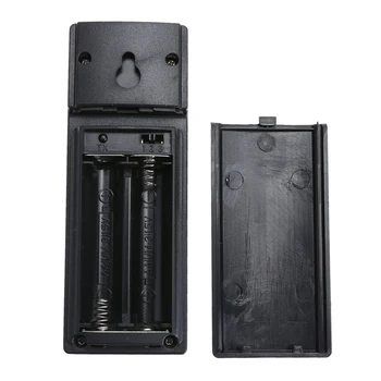 

Battery Operated Weather Clock Practical ABS Time Date With Bracket Humidity LCD Display Digital Thermometer Wireless Sensor