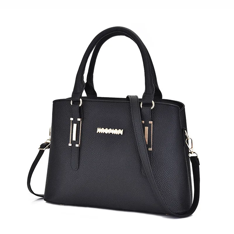 

2019 New Style WOMEN'S Bag Trendy Two-Piece Set Different Size Bags Simple Embossed Leather Shoulder Handbag