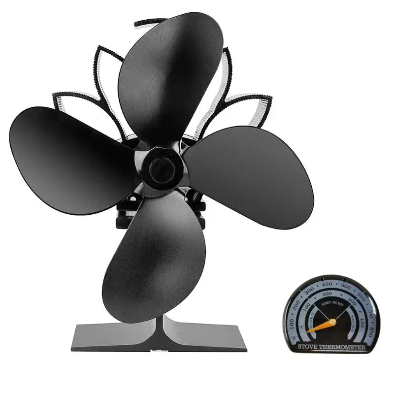 Magnetic Wood Fireplace Fan Stove Thermometer with Probe Household Sensitivity Barbecue Oven Tool fireplace thermometer