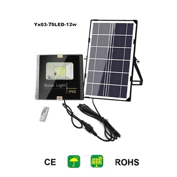 

100/75 Led Solar light lamp floodlight LEDs Street Garden Rechargeable Outdoor Waterproof Emergency Security Night lamp indoor r