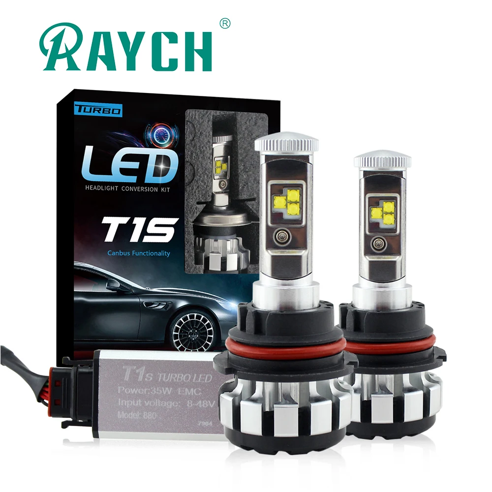 Светодиодная автомобильная лампа T1 H7 Led H1 HB3 HB4 h 11 H4 H8 H9 h11 комплект автомобильных