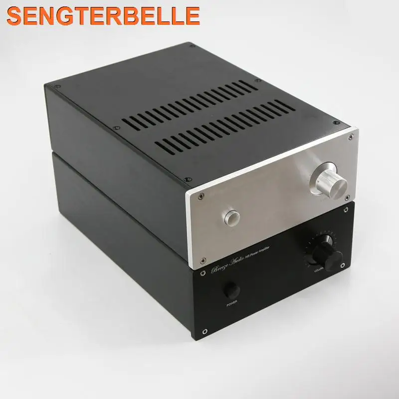 Jc229 All Aluminum Power Amplifier Chassis Preamp Enclosure Audio Amp Case Diy Box 220mm