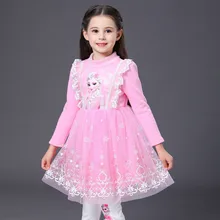 Рождественское платье принцессы Эльзы для девочек; Детские утепленные платья-пачки для маленьких девочек; зимняя одежда для подростков; Robe Sukienki Vestidos; 4