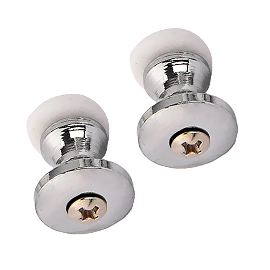 2 Sets of Pack Guitar Strap Lock Buttons for Electric Acoustic Guitar Bass