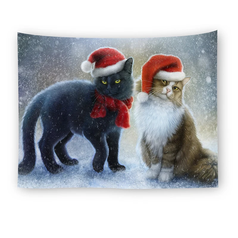 Style 6 Xmas Christmas Wall Hanging Tapestry Wall Tapestry Wall Hanging Carpet Christmas Tapestry Xmas Party Decor Tablecloth Mat - Цвет: Style 6
