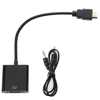 

Adapter Mini HDMI Male to Female o Cable 1080p VGA Color Black