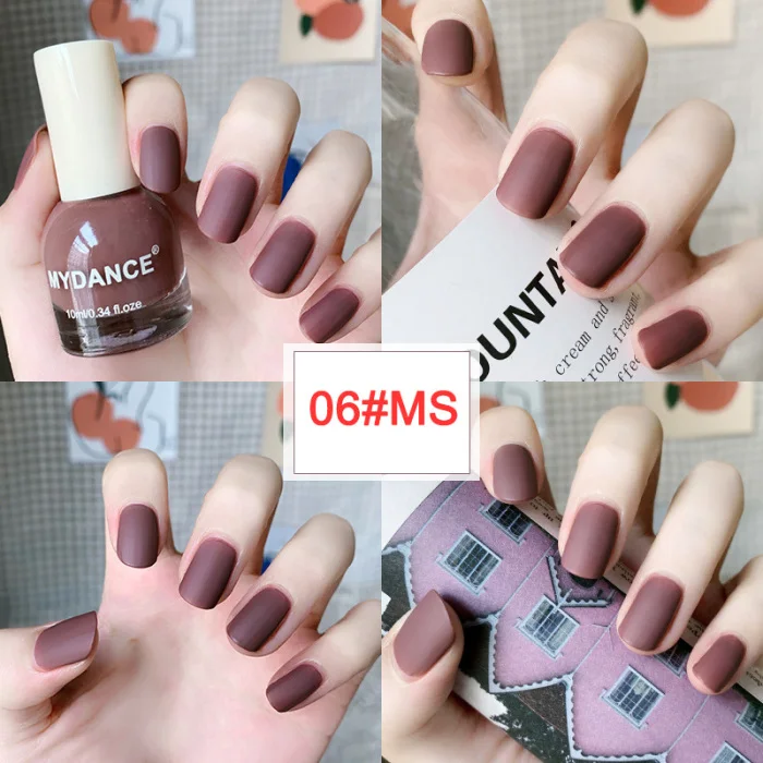 Matte Nail Polish Satin Velvet Long-lasting Nail Polish for Girls Nail Art Decoration YUF99