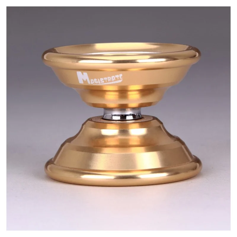MAGICYOYO N6 Алюминиевый сплав металла Профессиональный Йо-Йо с 1 перчатками и 5 струн золото