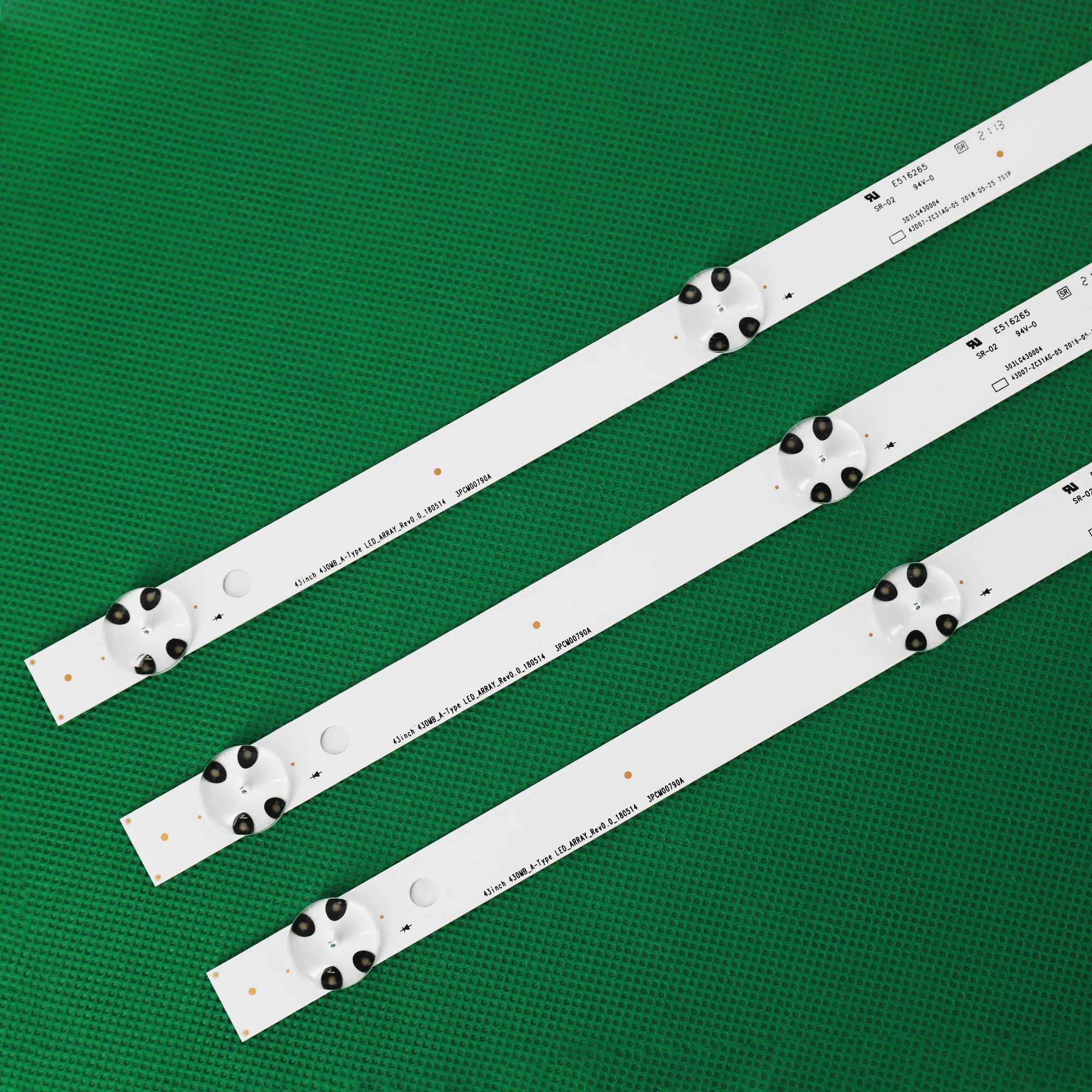 Faixa de Retroiluminação Led para lg 43uj635v 43uk6300plb 43uj651v 43uj634v 43uj630v 43uj561v 43uj655v Lc43490059a Peças - Imagem 2