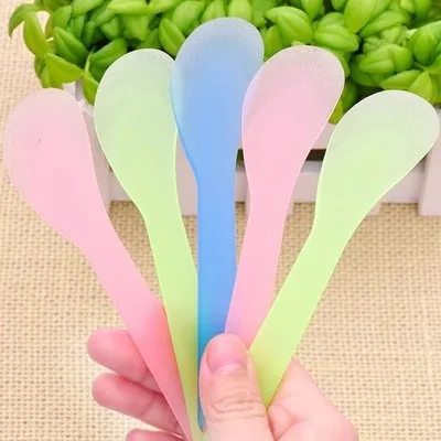 Plastic Mask Spoon DIY Facial Mask Mixing Spatulas Spoon Stick Skin Care Beauty Tool Eye Makeup Applicator Sticks Tools 10pcs makeup tool makeup tool set