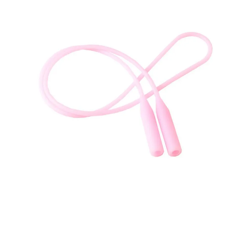 1 шт., яркие цвета, эластичные силиконовые ремни для очков, цепочка для солнцезащитных очков, спортивные противоскользящие веревки для очков - Цвет: silicone pink