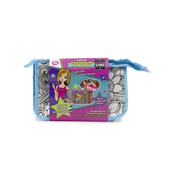 

Coloring Book Set LAPULLI kids 200565682 Play set stylish gift backpack colour markers Toy Office School Supplies Art for children