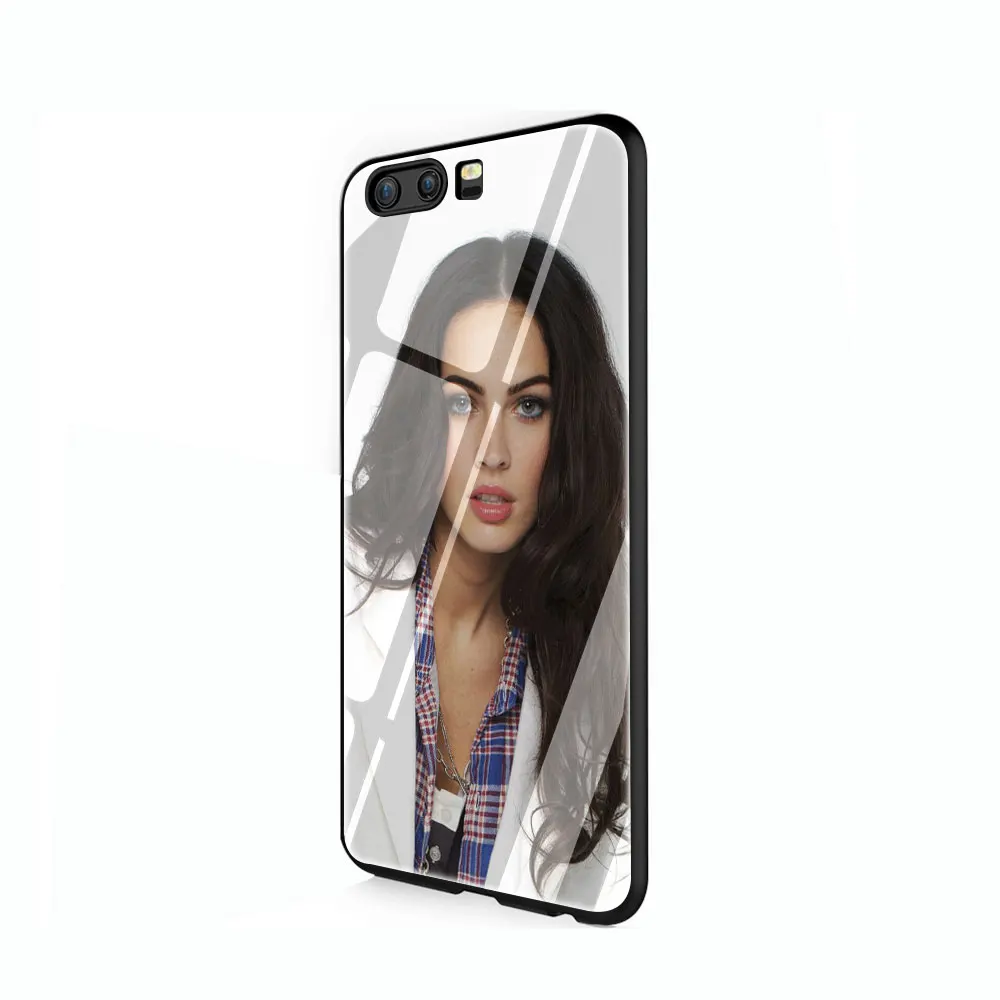 Megan Fox чехол из закаленного стекла для телефона Huawei P10 P20 P30 Y6 Y9 Honor 8X 7A pro 9 10 Lite Mate 20