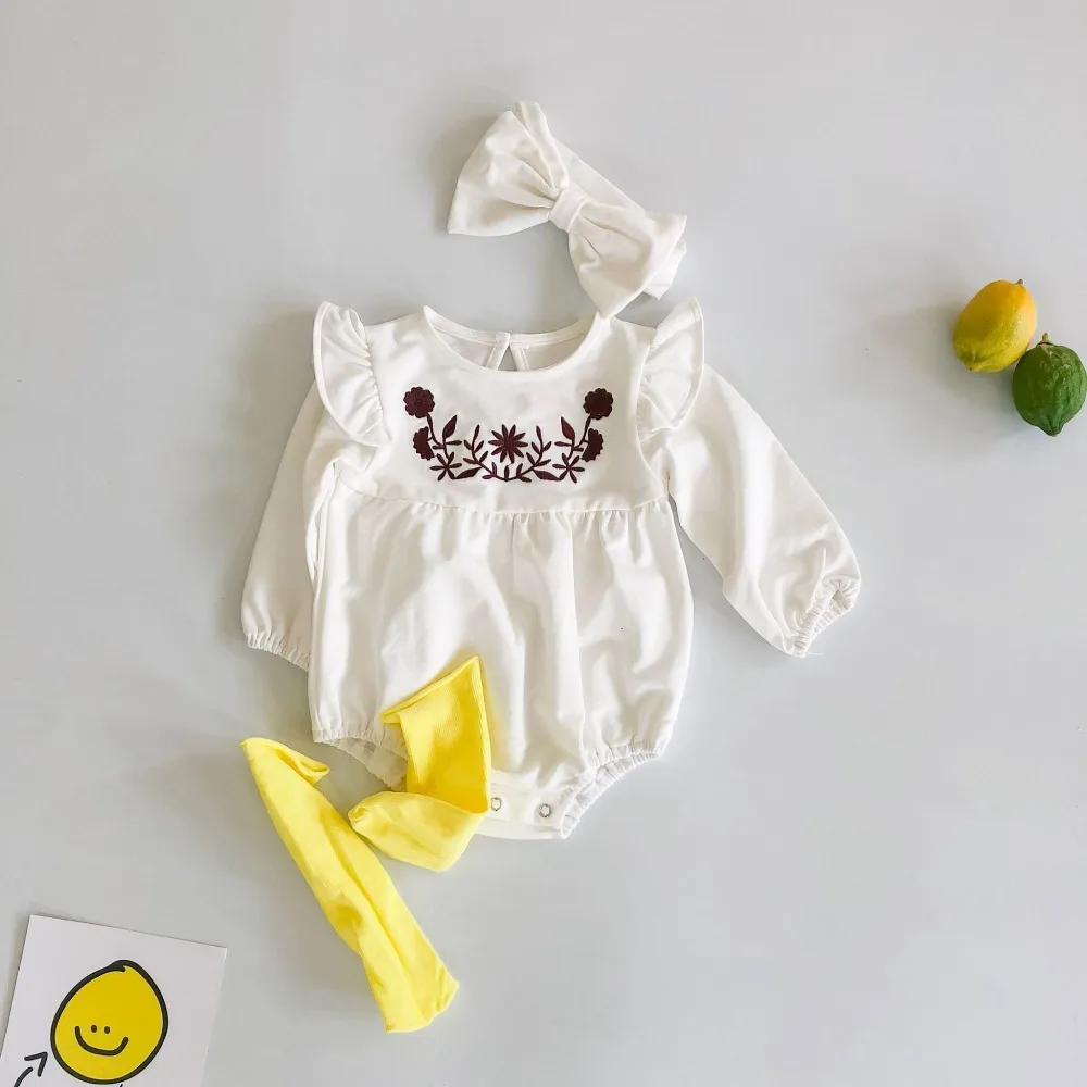 Autumn Baby Boy Girl Jumpsuit Newborn Stripe Long-Sleeve Hooded Sweater Baby Bodysuit  Cotton One-Piece Crawling Clothes Baby Bodysuits Fur