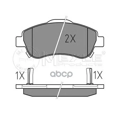 025 246 3819/W_колодки Дисковые Перед.! Honda Cr-V 2.0/2.2d/2.4 06 Meyle 0252463819w Meyle арт. 0252463819W