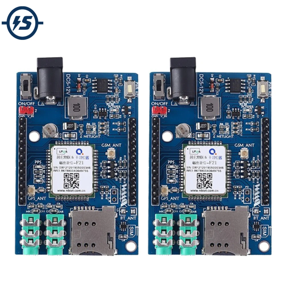 2 шт. GSM GPRS GPS 3 в 1 F21 беспроводной модуль щит DC 5 12 В для Arduino STM32 51MCU поддержка