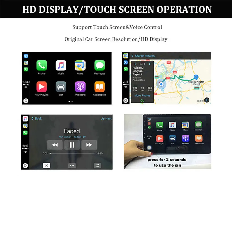 CarPlay ключ навигации плеер USB Смарт авто ссылка ключ для Apple Android CarPlay с Android авто зеркало