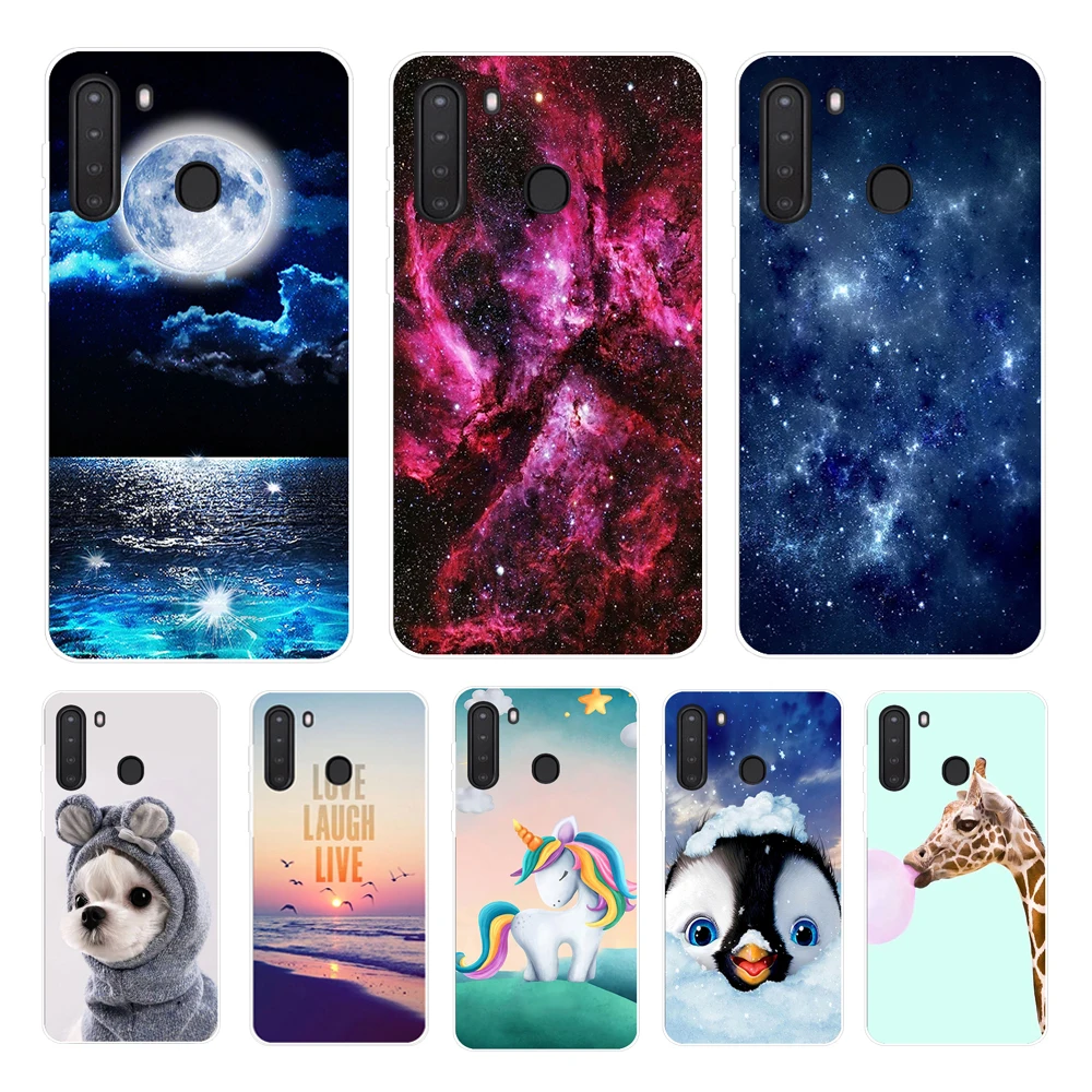 Custodia Per Samsung A21S Custodia Cover Per Telefono Custodia Morbida In Silicone Tpu Per Samsung Galaxy A21S Custodia A 21 S A21 S Fundas Coque Bump