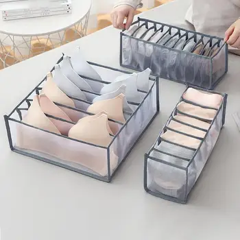 

3pcs/Set Underwear Bra Organizer Storage Box 2 Colors Drawer Closet Organizers Boxes For Underwear Scarfs Socks Bra Storage Box
