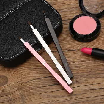 

Retractable Lip Brush Professional Makeup Brushes For Lips Artificial Fiber Hair Simple Fashion Creative Free Shipping