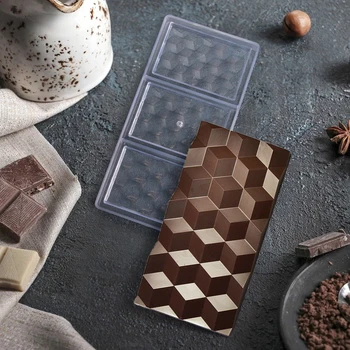 

Chocolate mold "Chocolate bar", 3 compartments, 33 × 16.5 × 2.5 cm