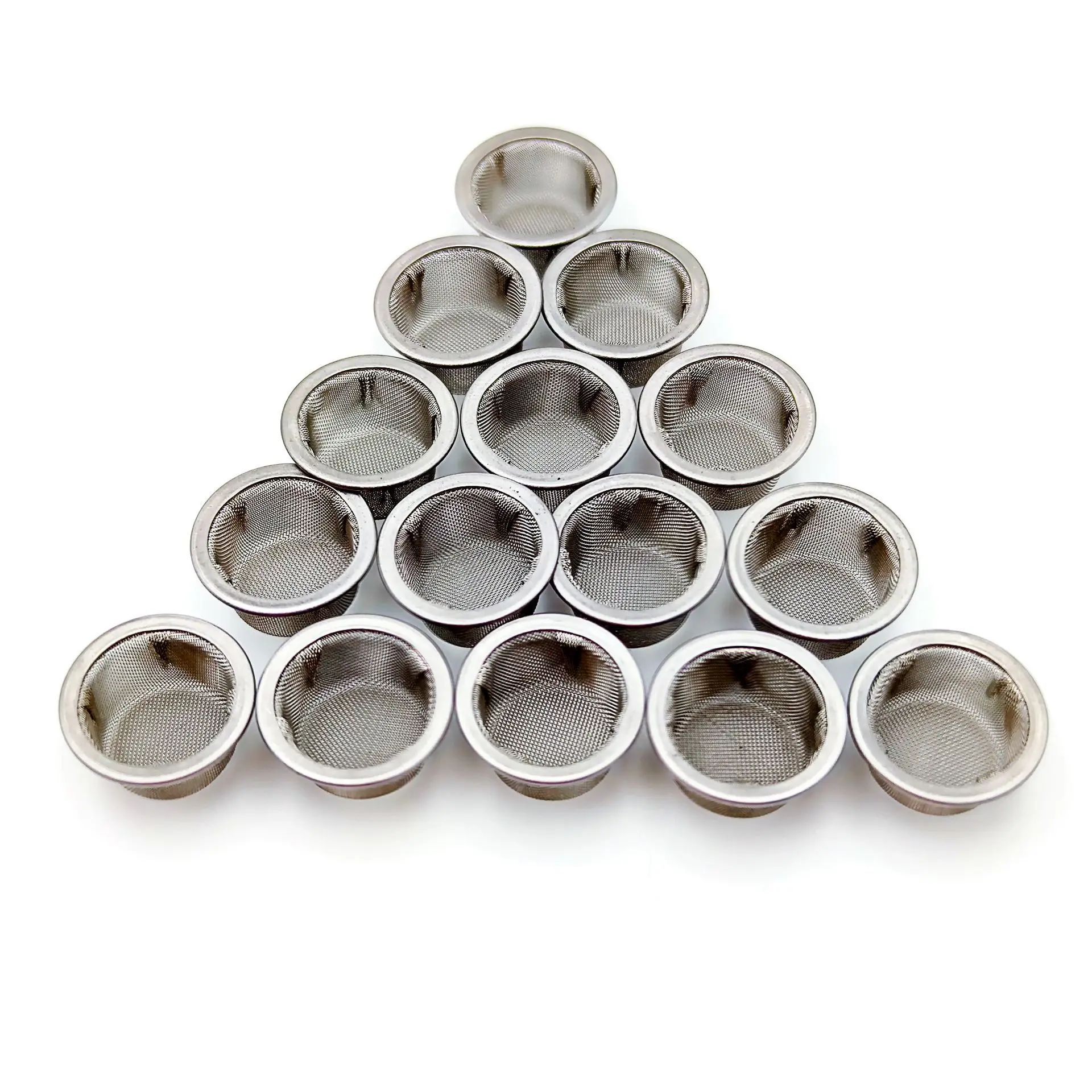 50 Ou 100 Pièces Chapeaux Filtre Métal 16mm SS Maille écran - Pour Tuyaux, Passoires, Neuf