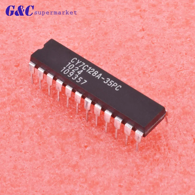 

1PCS/5PCS CY7C128A-35PC Encapsulation:DIP 24PIN 2K x 8 Static RAM CY7C128A-35