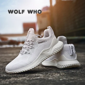 

New Arrivals Shoes for Men Casual Sneakers Walking Lightweight Shoes Mens Fly Weaving Fashion Sneakers Man 2020 Trends Hot BA29