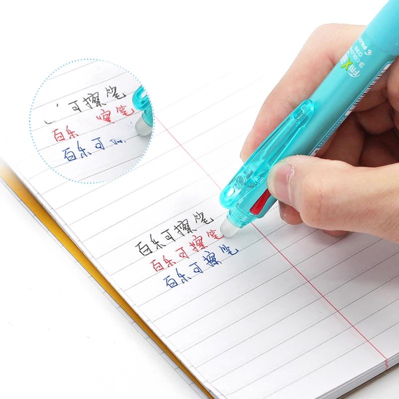 Japan PILOT FriXion Gels Pen 4 Colours Erasable Gel Pen 0.38mm Student Pens 0.5mm Fine Gel Ink Office Stationery