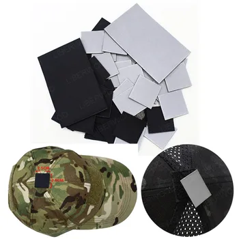 

Tactical Infrared IR Reflective Squares Adhesive decals Safety Patch Firefighter Rescue Police Hi Vis Strip Badge hook Applique
