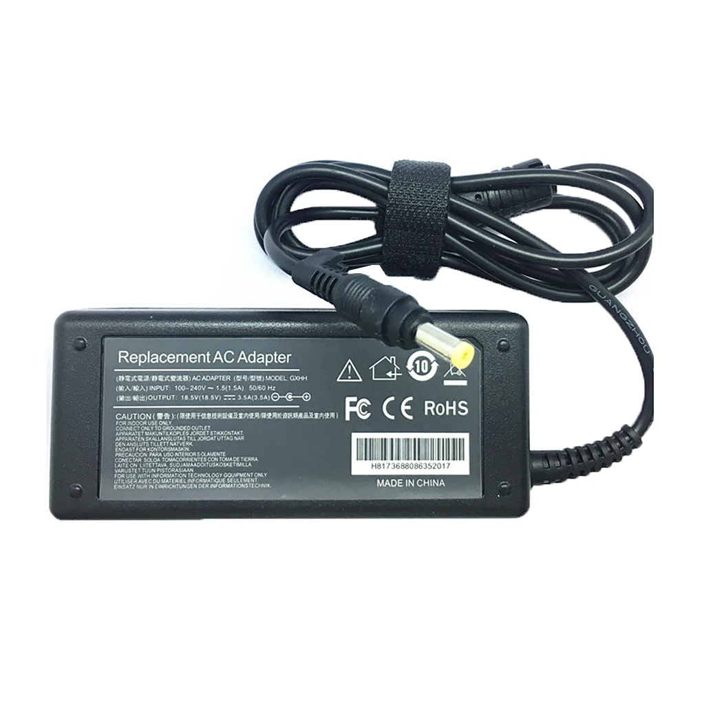 Замена для HP Pavilion dv6000 dv6500 18 5 V 3.5A 65W AC адаптер питания ноутбука зарядное устройство