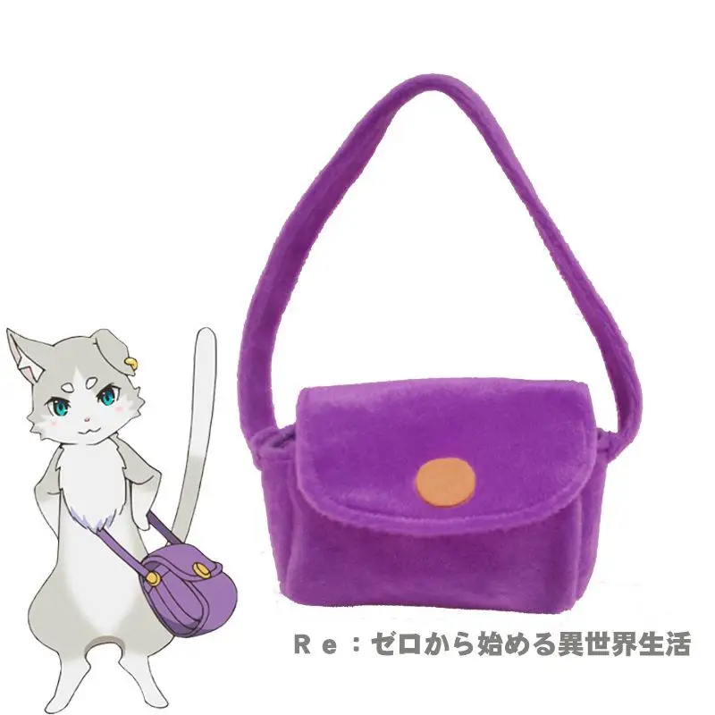 25-52 см Re Zero Hajimeru Isekai Seikatsu Natsuki Subaru A Different World Puck Rem Emilia Cat с сумкой аниме плюшевая игрушка кукла