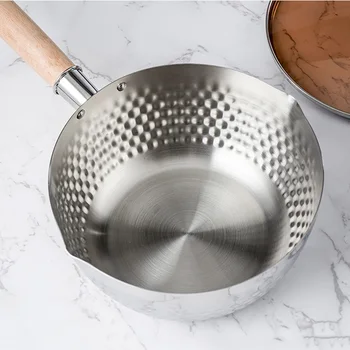 

New Saucepan With Lid And Oil Drain Rack Stainless Steel Kitchen Cookware Soup Pot Home Kitchen Accessories Dropshipping