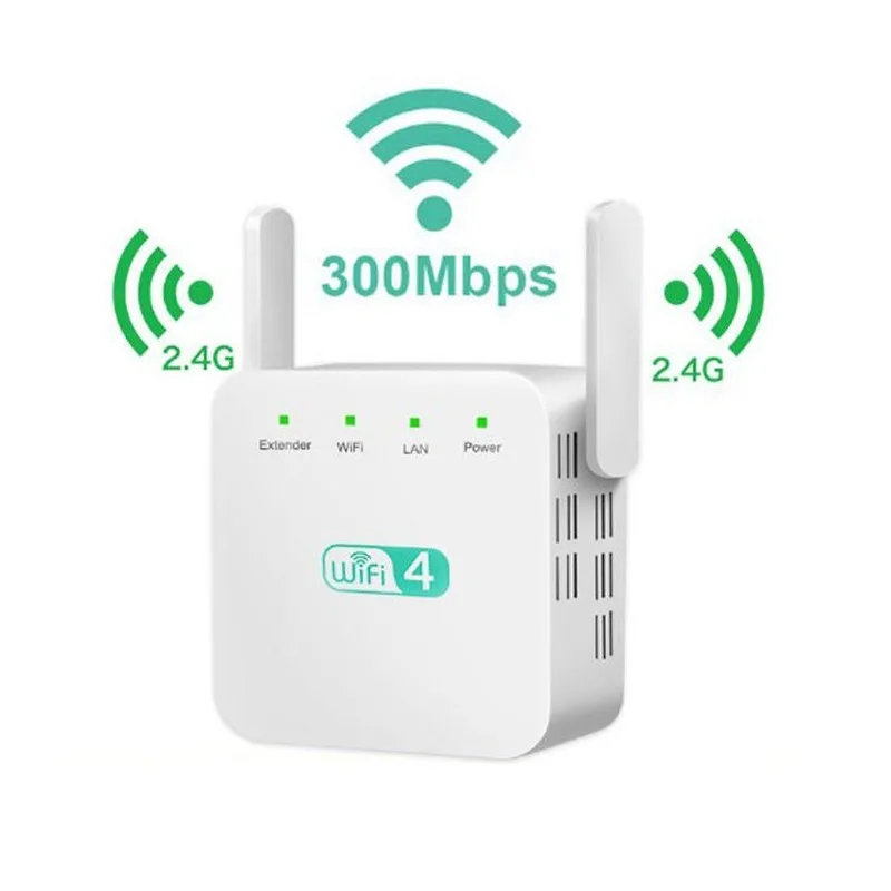 

300M dual antenna through-wall repeater Wireless wifi routing network signal enhancement amplifier.wifi router