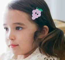 

hair clip Cute super cute cartoon fruit small hairpin girl child small hairpin clip girl princess hair accessories headdress