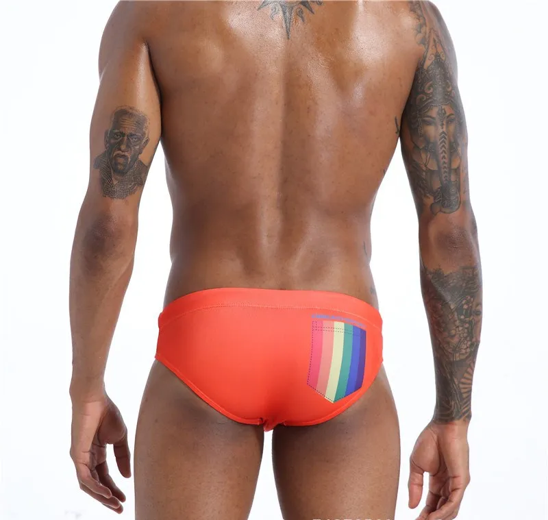 Tanga короткие плавки, Мужская одежда для пляжа, сексуальные мужские шорты для плавания, мужские плавки с мешочком для пениса, пуш-ап подкладка