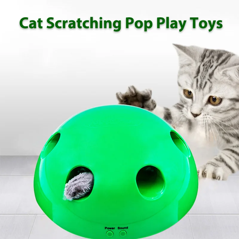 

2019 New Cat Toy Pop Play Pet Toy Ball Cat Scratching Device Funny Traning Cat Toys For Cat Sharpen Claw Bauble Dropshipping